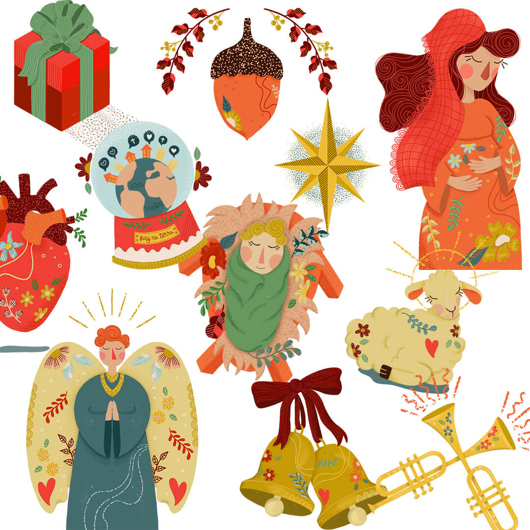 Adesivos| O Maravilhoso Calendário de Advento | Natal