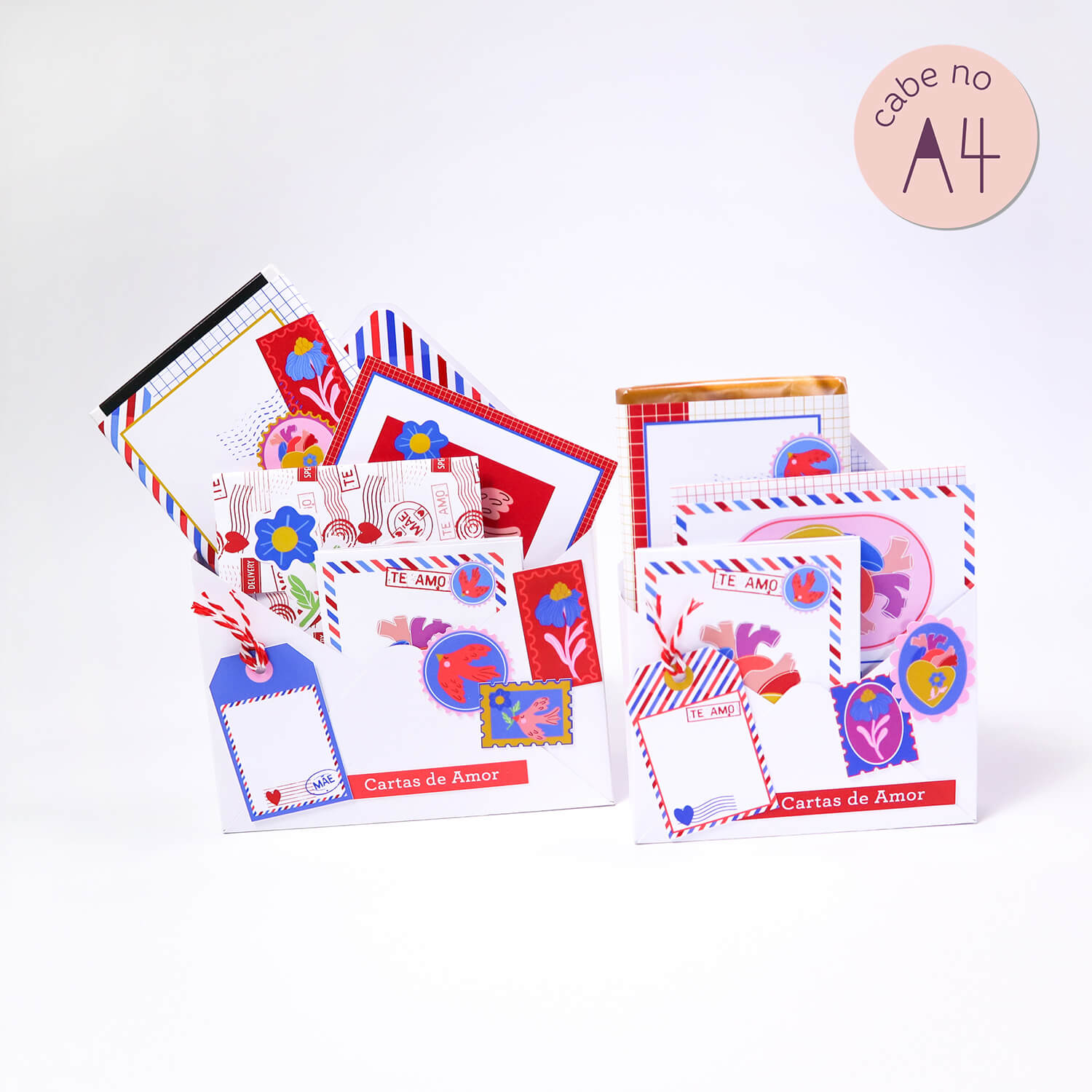 Cartas de Amor | Caixa Envelope | Combo com Kit Digital